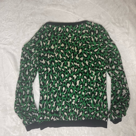 Guess Green Leopard Rhinestone Track Suit Small - Picture 5 of 12